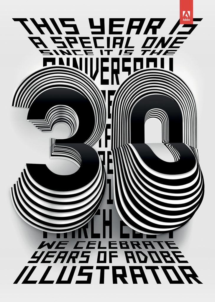 30 Years Adobe Illustrator_poster